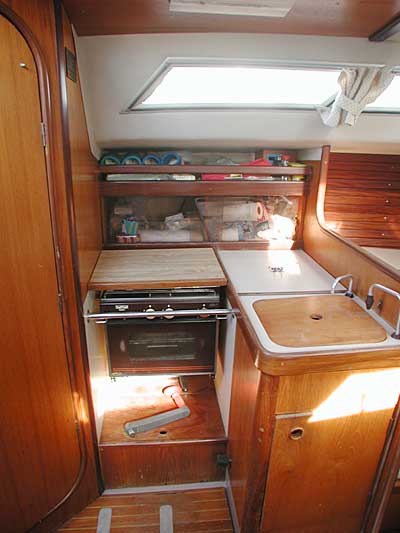 Beneteau First 32 Galley