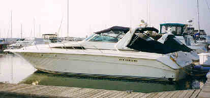 1990 Sea Ray Sundancer looking good.